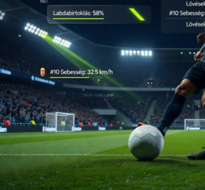 Futballmérkőzés illusztráció